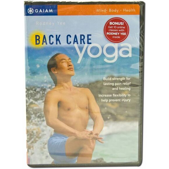 Gaiam Yoga Back Care DVD New Rodney Yee - Picture 1 of 1